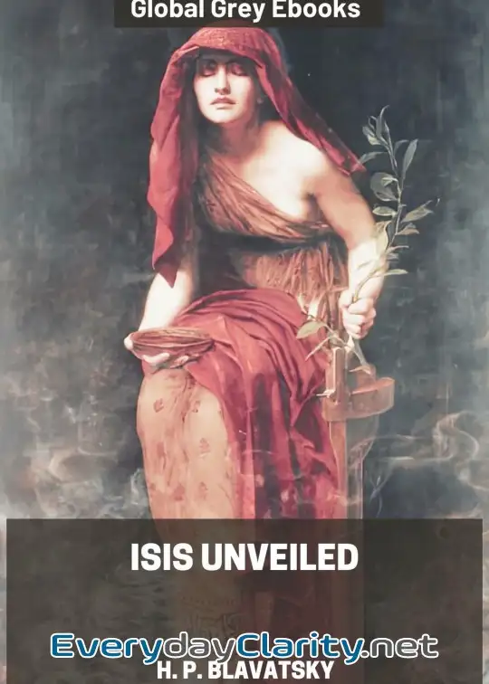 Book cover: Isis Unveiled