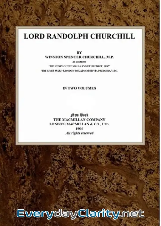 Book cover: Lord Randolph Churchill