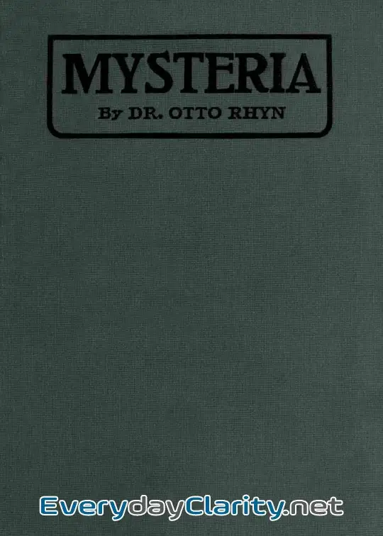 Book cover: Mysteria
