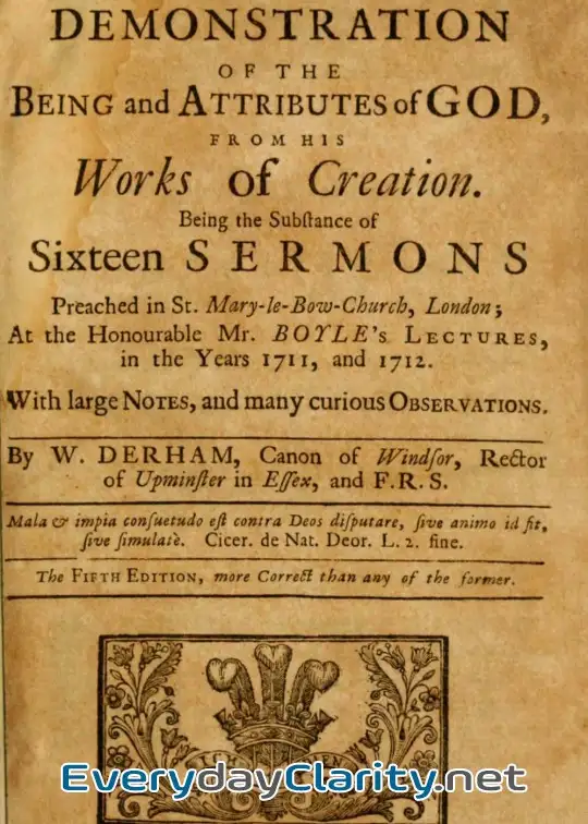 Book cover: Physico-Theology