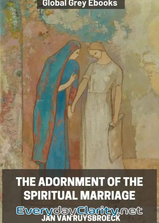 Book cover: The Adornment Of The Spiritual Marriage