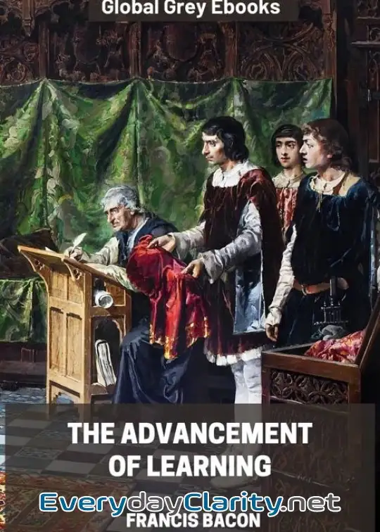 Book cover: The Advancement Of Learning