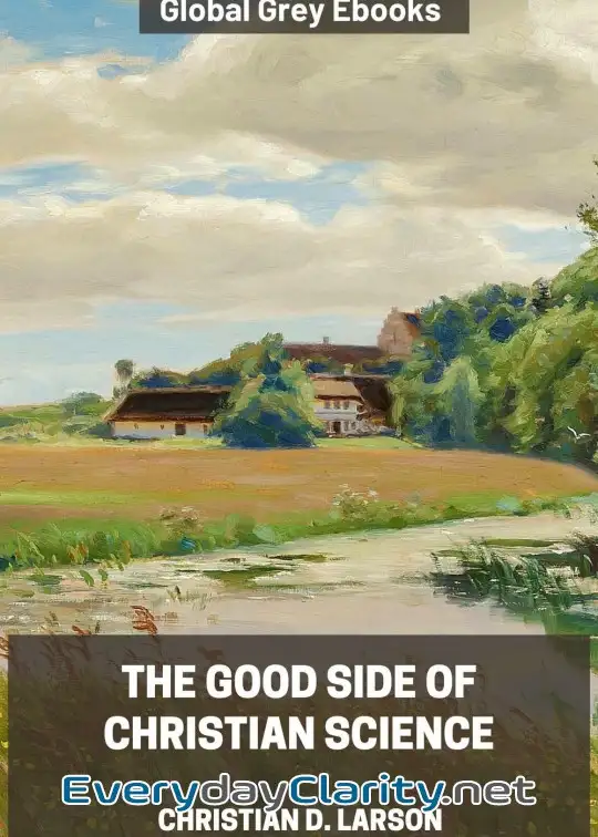 Book cover: The Good Side Of Christian Science