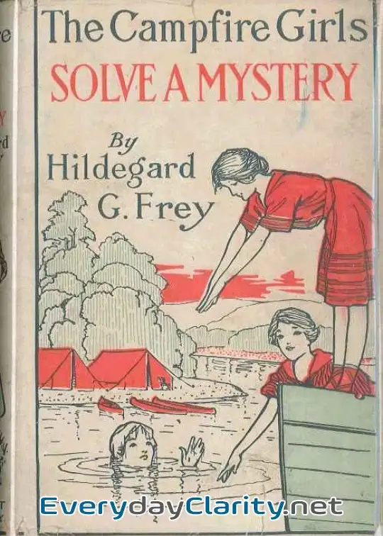 Book cover: The Camp Fire Girls Solve A Mystery; Or, The Christmas Adventure At Carver House