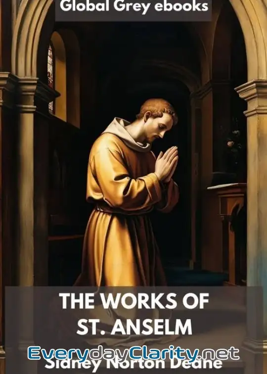 Book cover: The Works Of St. Anselm