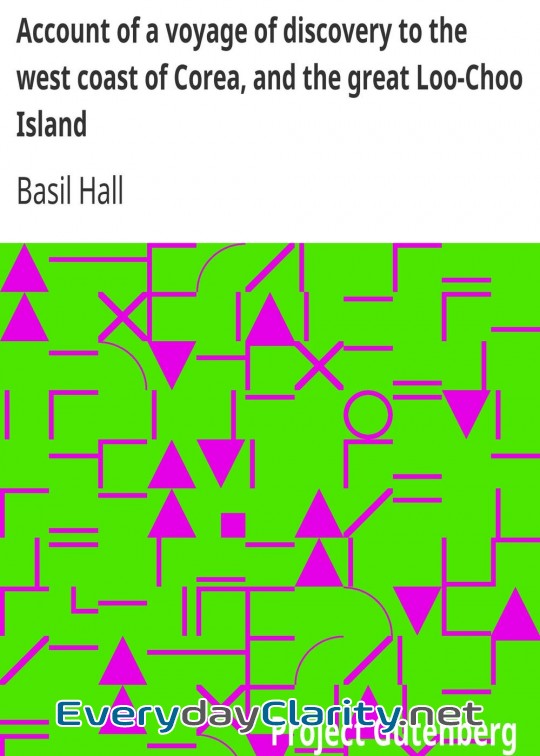 Book cover: Account Of A Voyage Of Discovery To The West Coast Of Corea, And The Great Loo-Choo Island