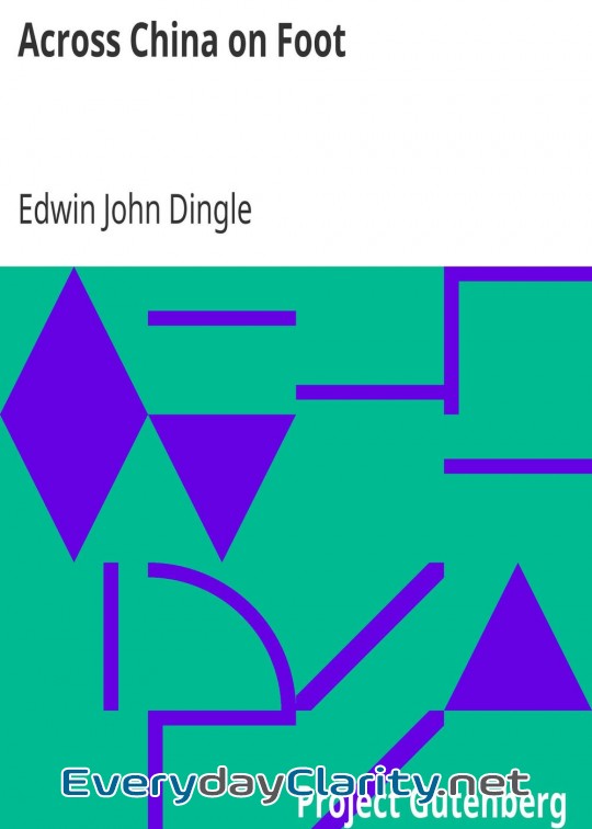 Book cover: Across China On Foot