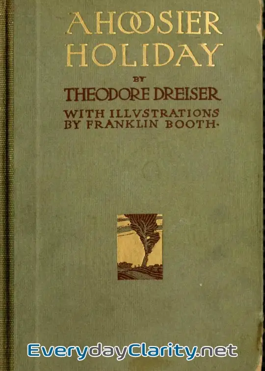 Book cover: A Hoosier Holiday