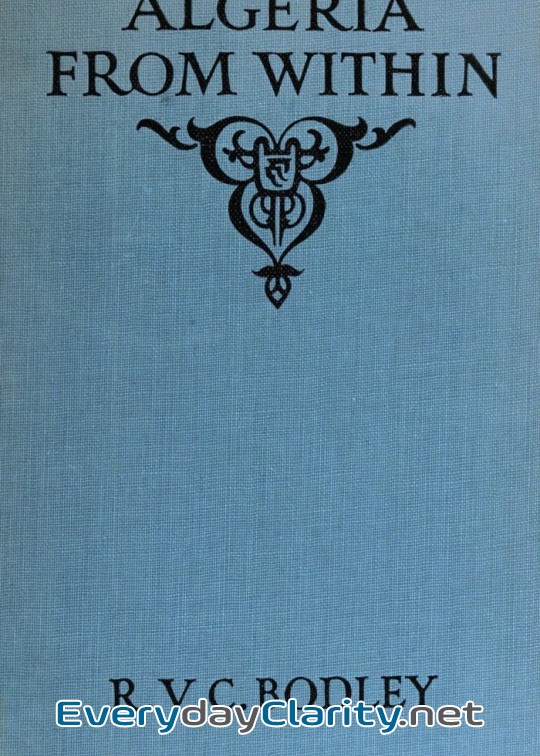 Book cover: Algeria From Within