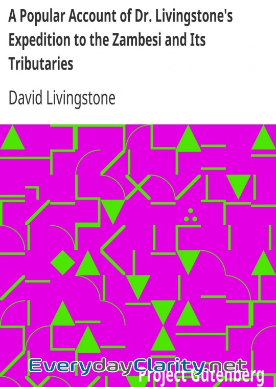 Book cover: A Popular Account Of Dr. Livingstone’s Expedition To The Zambesi And Its Tributaries . And