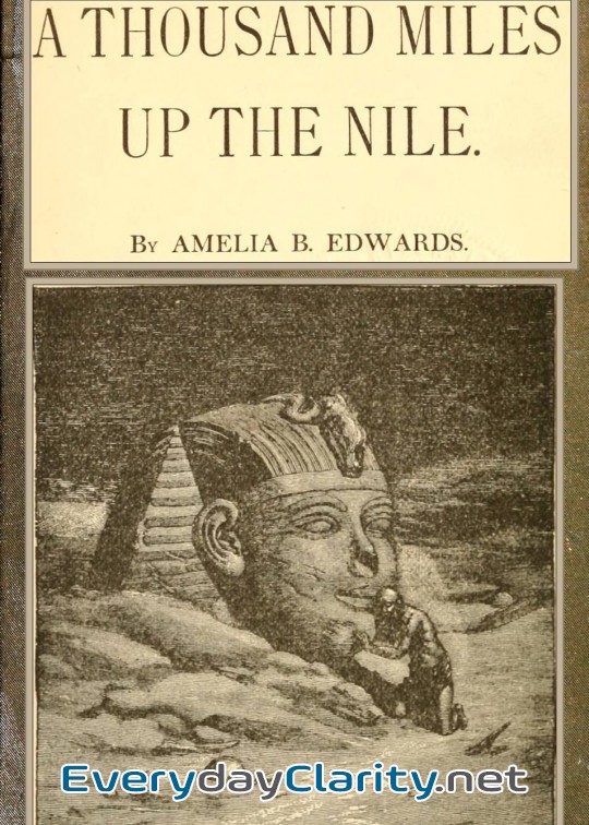 Book cover: A Thousand Miles Up The Nile