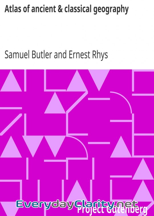 Book cover: Atlas Of Ancient & Classical Geography