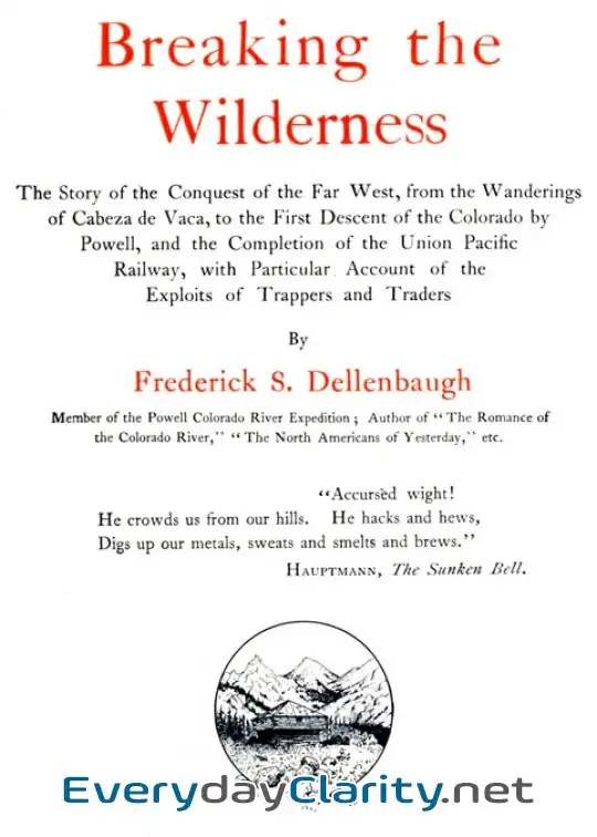 Book cover: Breaking The Wilderness