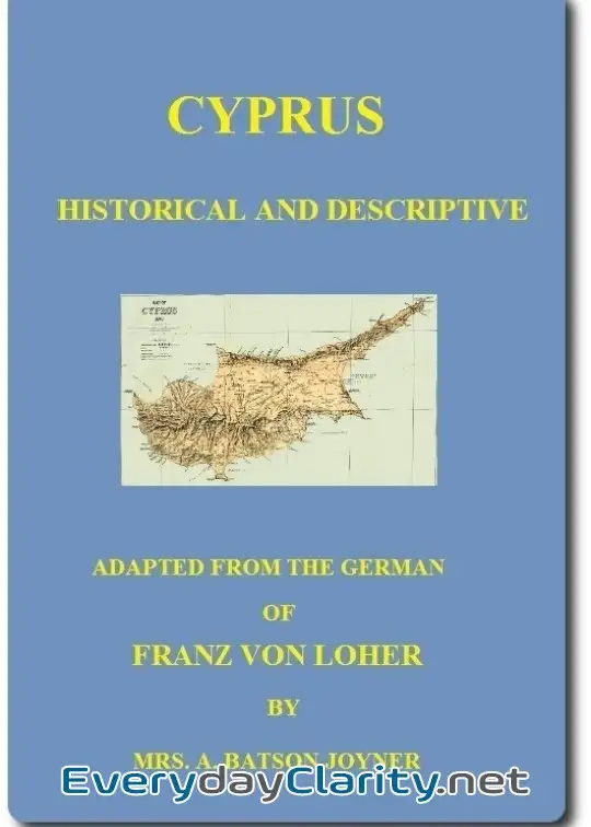 Book cover: Cyprus. Historical And Descriptive