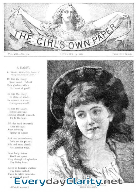 Book cover: The Girl’S Own Paper, Vol. Viii, No. 359, November 13, 1886