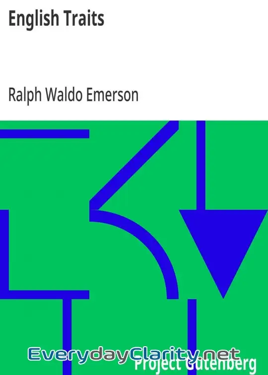 Book cover: English Traits