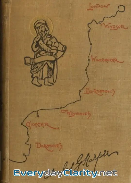 Book cover: From Paddington To Penzance . The Record Of A Summer Tramp From London To The Land’s End