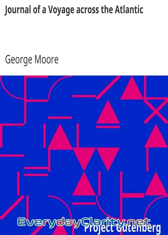 Book cover: Journal Of A Voyage Across The Atlantic . With Notes On Canada & The United States, And Re