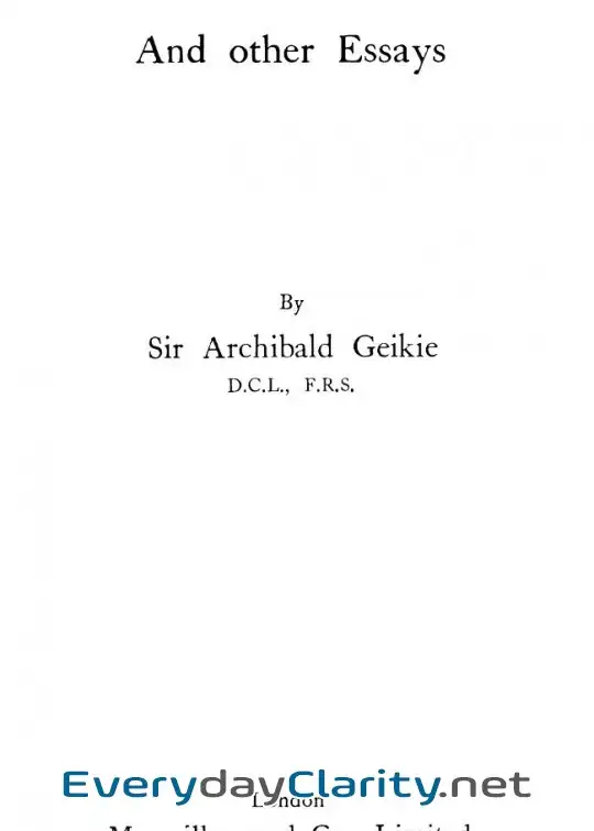 Book cover: Landscape In History, And Other Essays