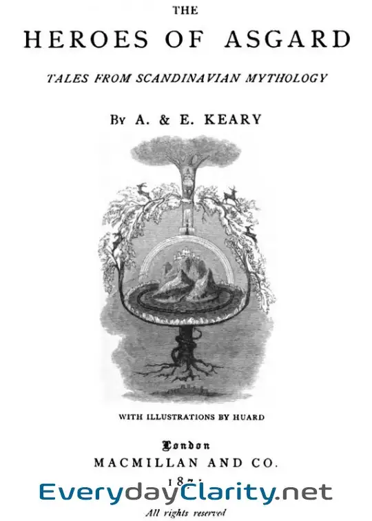 Book cover: The Heroes Of Asgard. Tales From Scandinavian Mythology