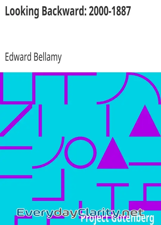Book cover: Looking Backward. 2000-1887