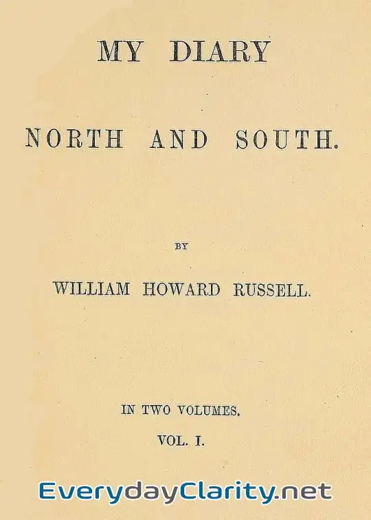 Book cover: My Diary. North And South (Vol. 1 Of 2)