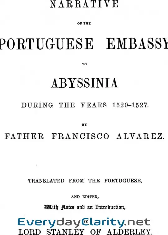 Book cover: Narrative Of The Portuguese Embassy To Abyssinia During The Years 1520-1527