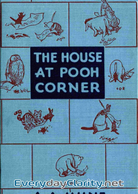 Book cover: The House At Pooh Corner