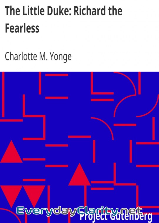 Book cover: The Little Duke. Richard The Fearless