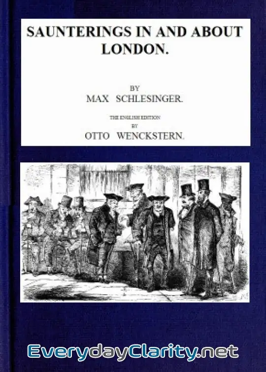 Book cover: Saunterings In And About London