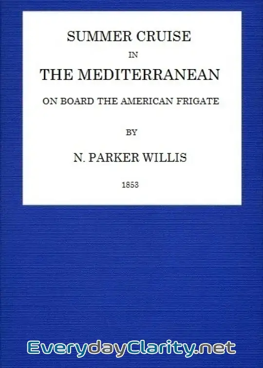 Book cover: Summer Cruise In The Mediterranean On Board An American Frigate