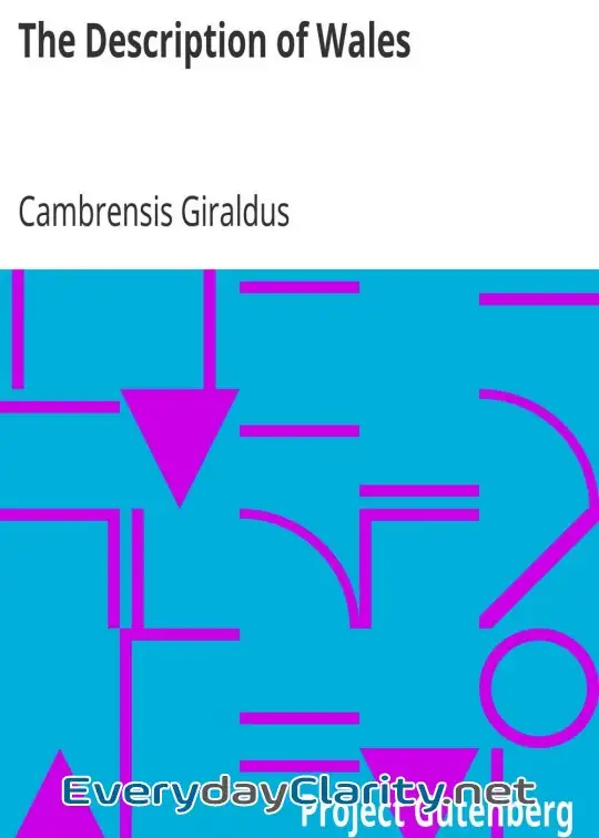 Book cover: The Description Of Wales