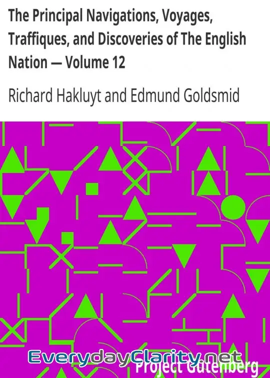Book cover: The Principal Navigations, Voyages, Traffiques, And Discoveries Of The English Nation - Vo