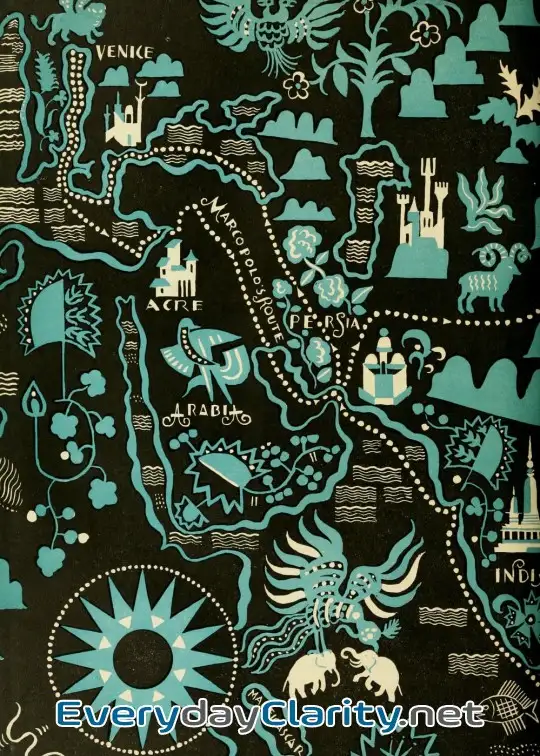Book cover: The Travels Of Marco Polo .the Venetian