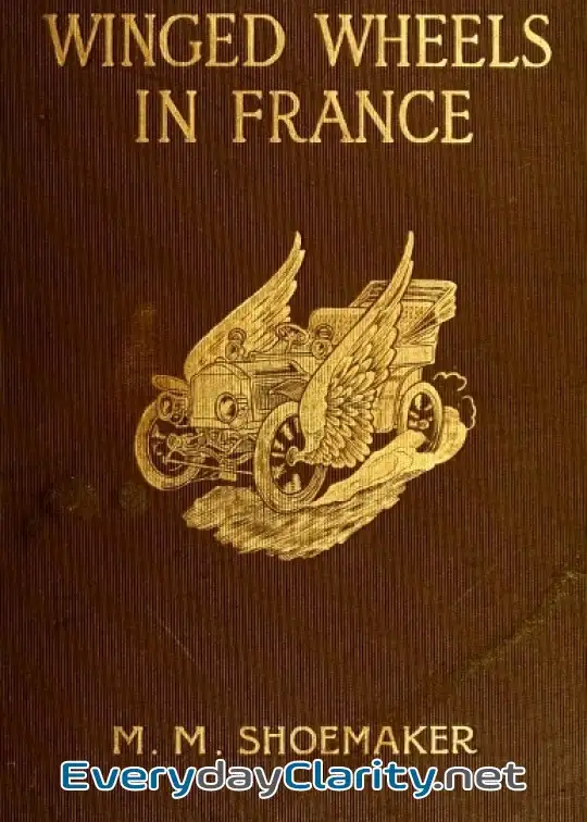 Book cover: Winged Wheels In France