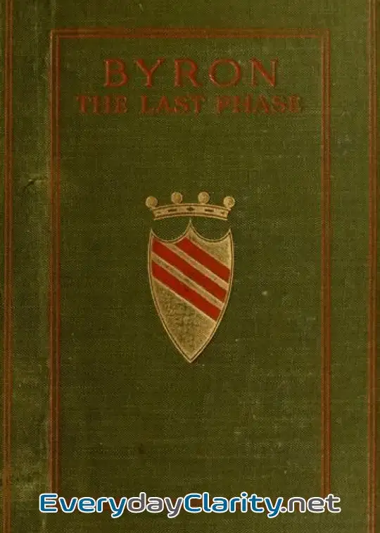 Book cover: Byron. The Last Phase