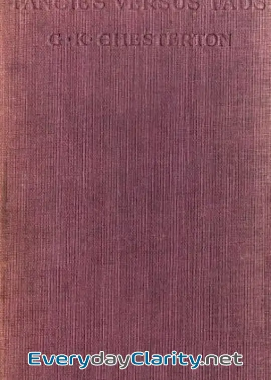 Book cover: Fancies Versus Fads