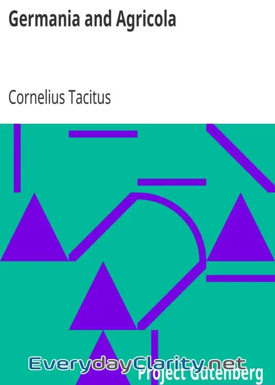 Book cover: Germania And Agricola