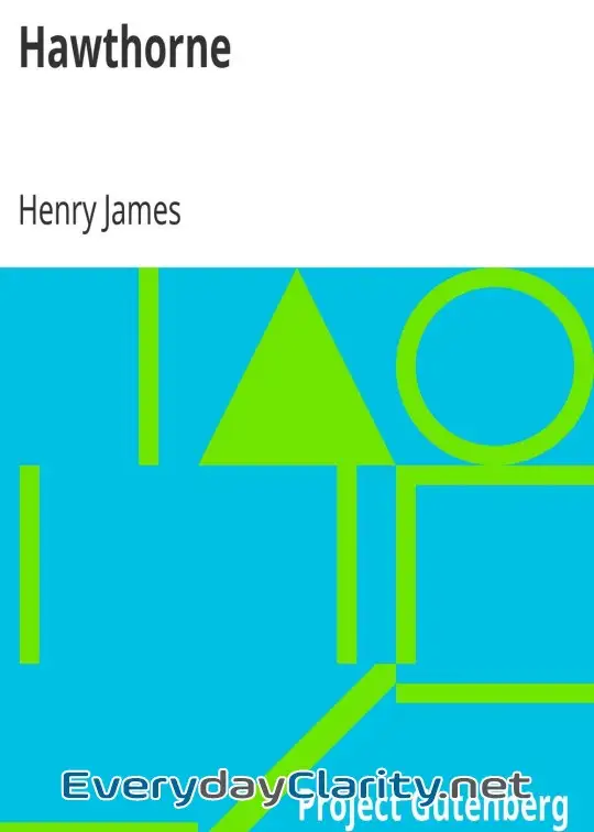 Book cover: Hawthorne . (English Men Of Letters Series)