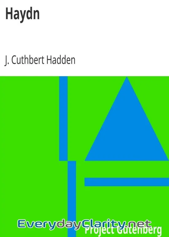 Book cover: Haydn