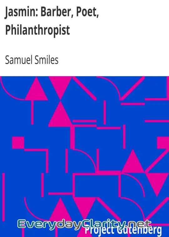 Book cover: Jasmin. Barber, Poet, Philanthropist