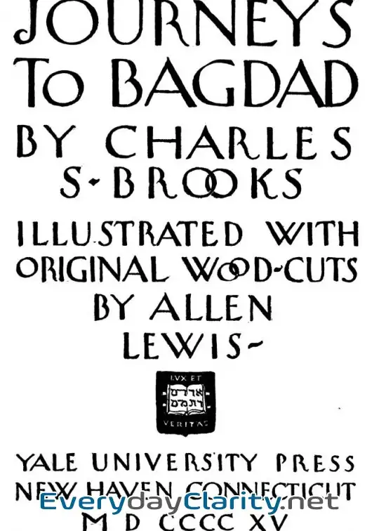 Book cover: Journeys To Bagdad