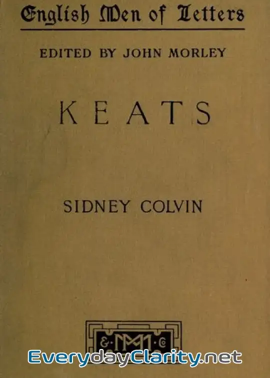 Book cover: Keats