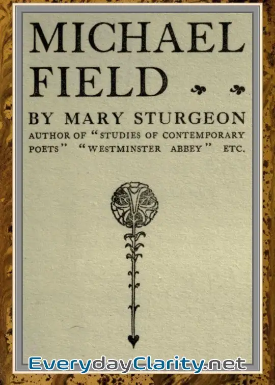 Book cover: Michael Field