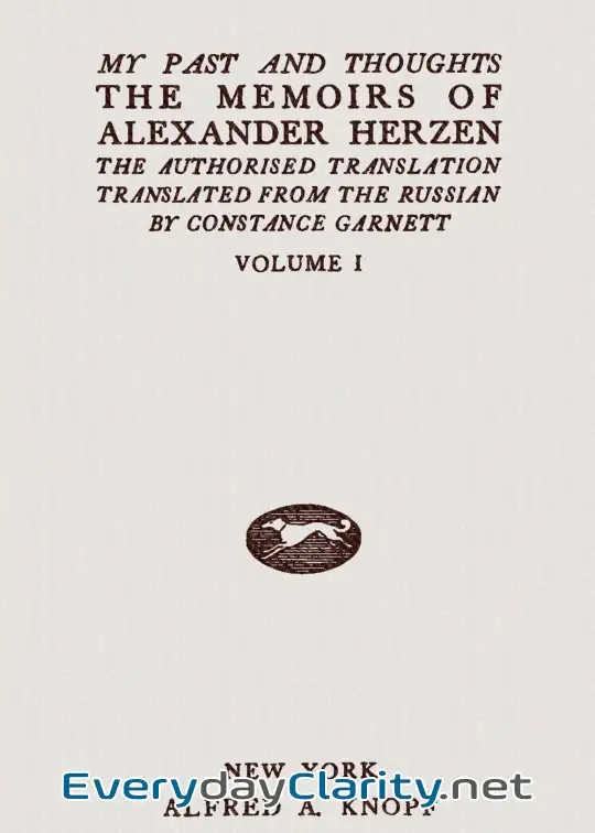 Book cover: My Past And Thoughts, Vol 1 (Of 6)