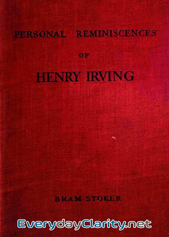 Book cover: Personal Reminiscences Of Henry Irving