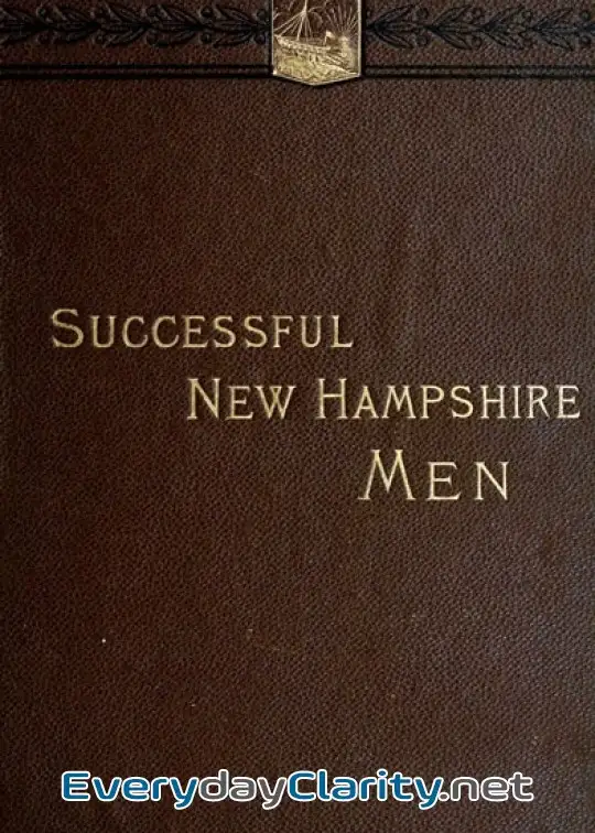 Book cover: Sketches Of Successful New Hampshire Men