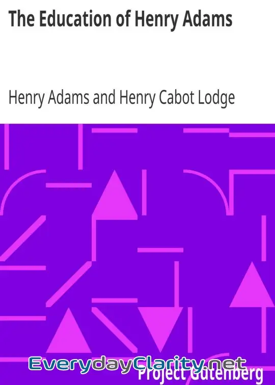 Book cover: The Education Of Henry Adams