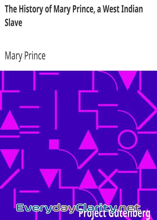 Book cover: The History Of Mary Prince, A West Indian Slave