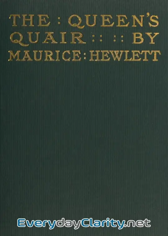 Book cover: The Queen’s Quair; Or, The Six Years’ Tragedy
